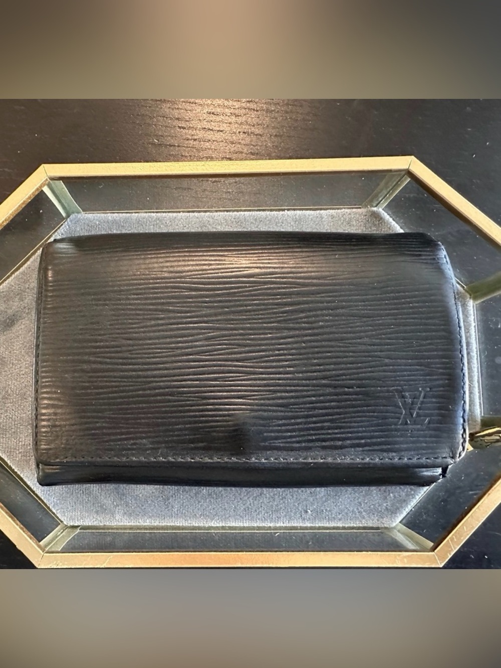 Louis Vuitton Black Epi Leather Wallet